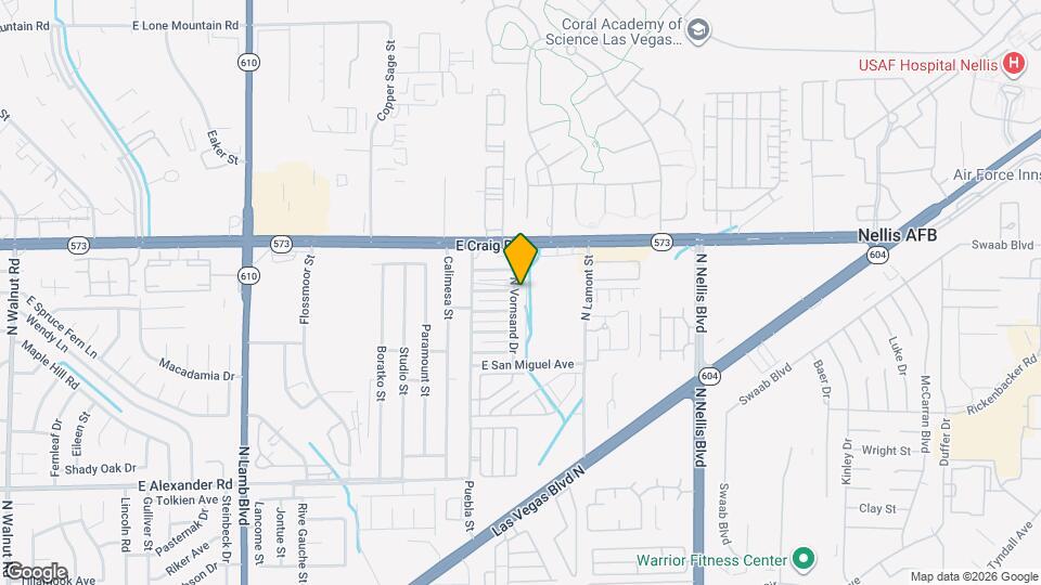 4344 N Vornsand Dr Map and Location Details