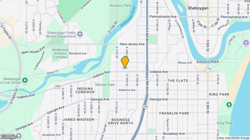 1606 Indiana Ave, Unit 1606A Map and Location Details