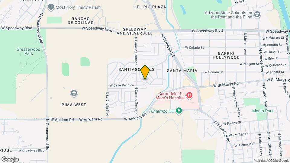 543 N Avenida Calma Map and Location Details