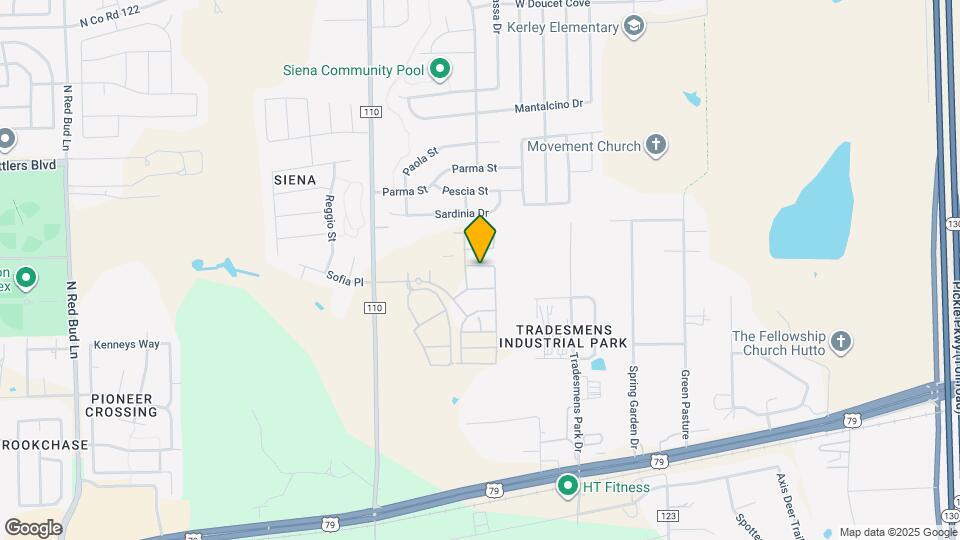 8521 Wellspring Loop Mapa y Detalles de la Ubicación