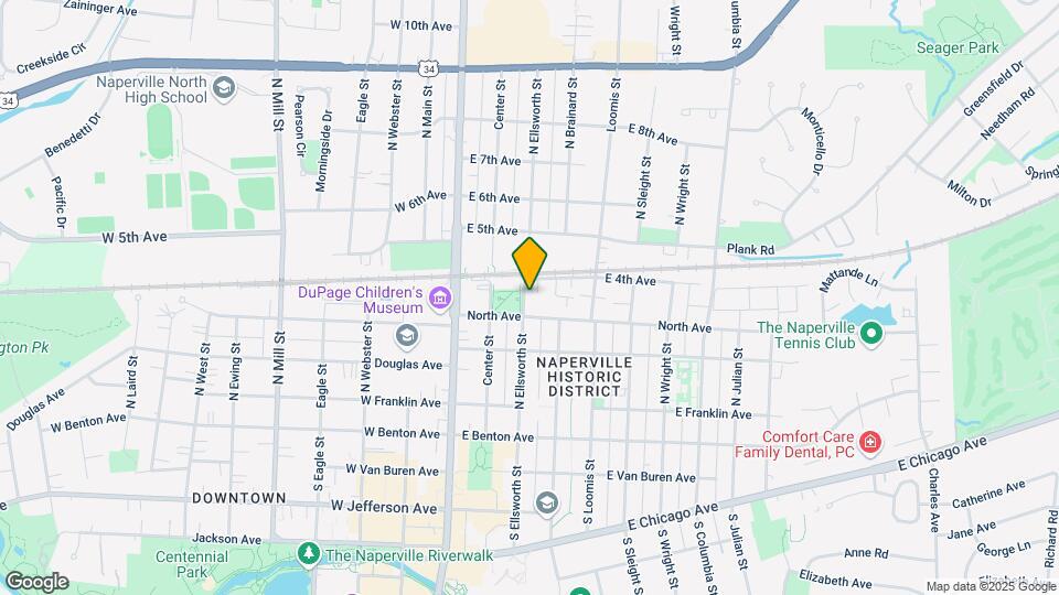 320 N Ellsworth Street Mapa y Detalles de la Ubicación