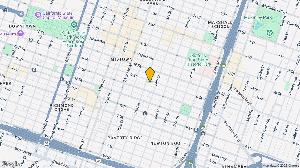 2308 O St, Unit 2308 A Mapa y Detalles de la Ubicación