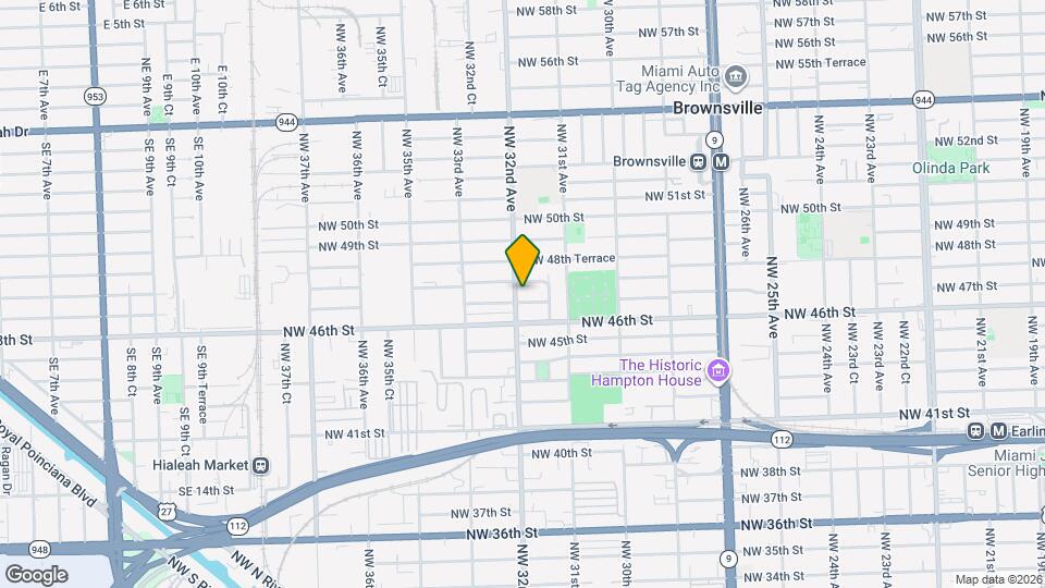 4719 NW 32nd Ave, Unit A Mapa y Detalles de la Ubicación