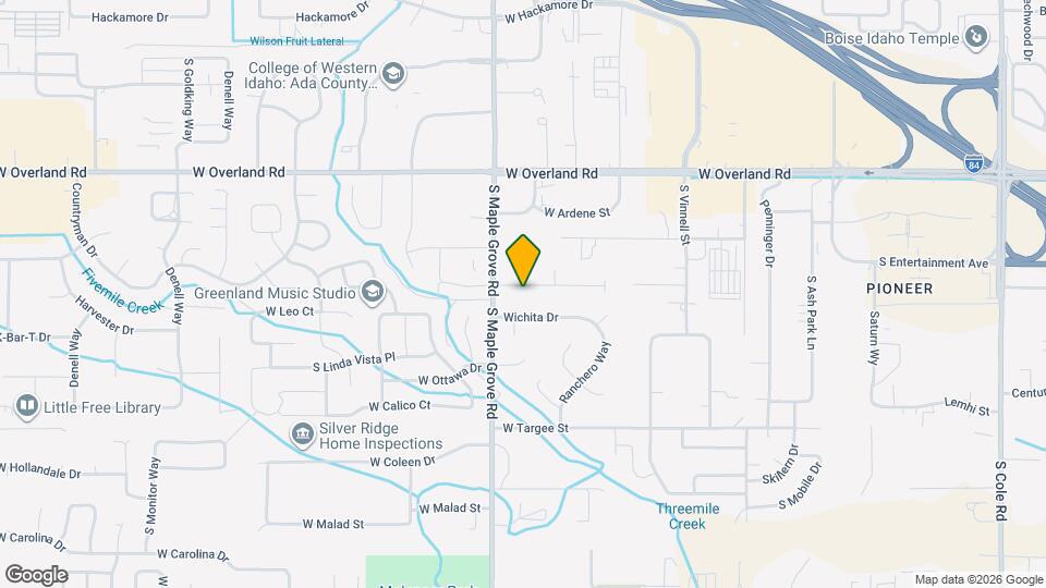 8933 W Mediterranean Ct Map and Location Details