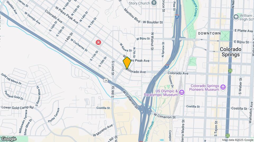 719 W Colorado Ave-Unit -1 Map and Location Details