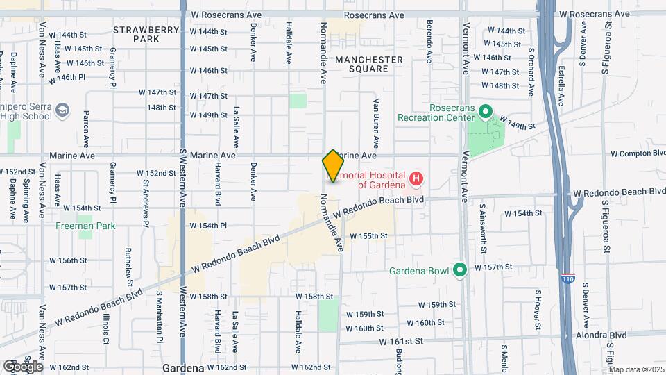 15228 Normandie Ave Map and Location Details