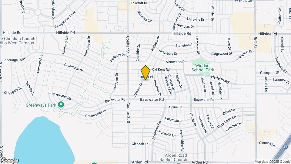 7212 Queens Pl Map and Location Details