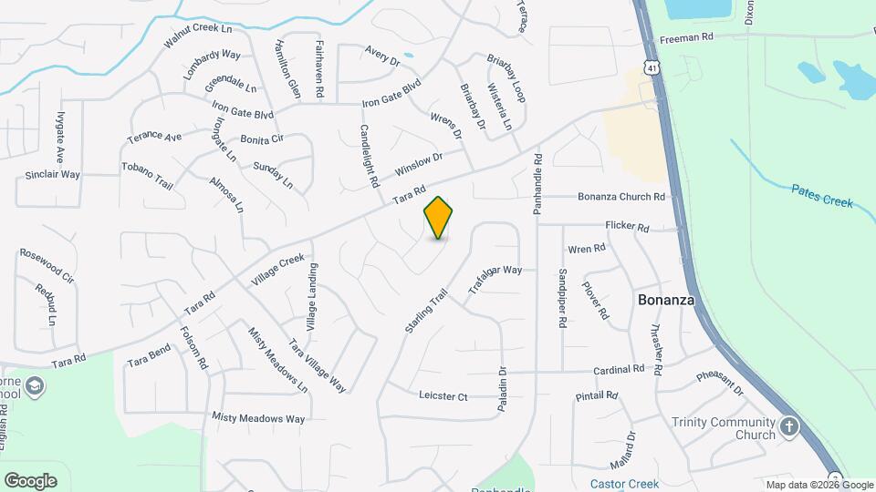 10718 Barberry Dr Mapa y Detalles de la Ubicación