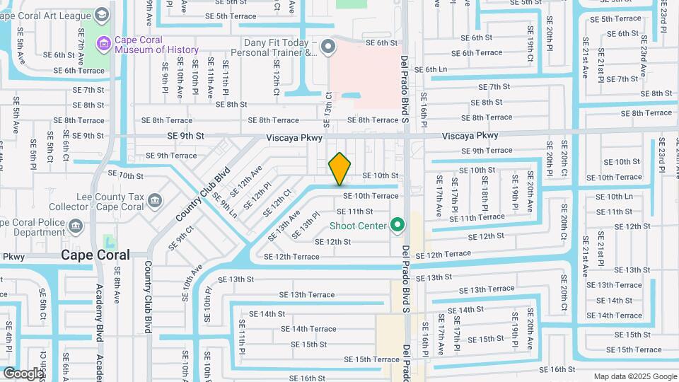 1405 SE 10th Terrace Map and Location Details