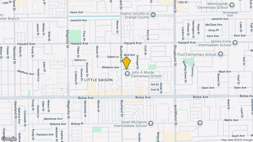 14742 Bushard St Map and Location Details
