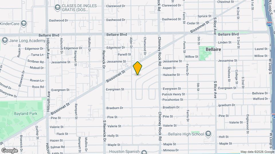 5536 Aspen St Map and Location Details