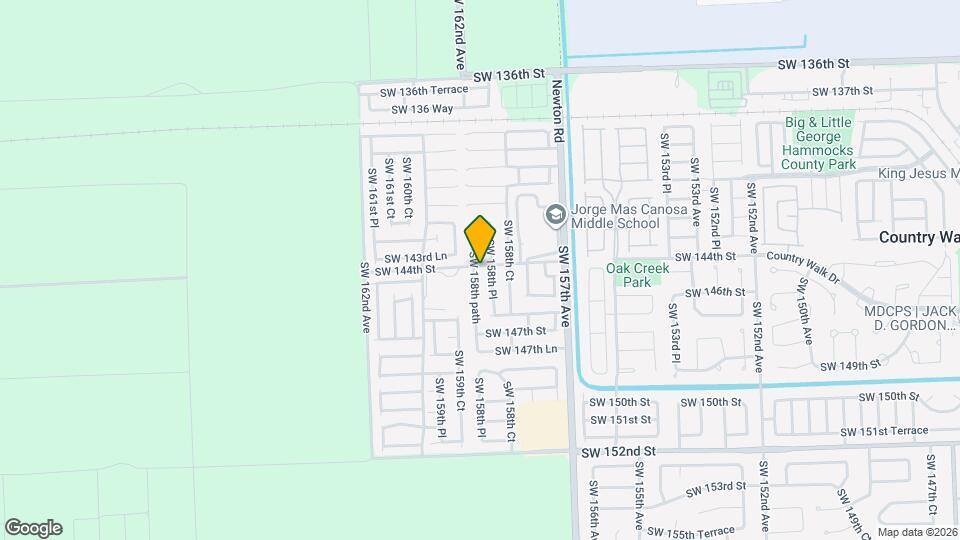 14407 SW 158th path Map and Location Details