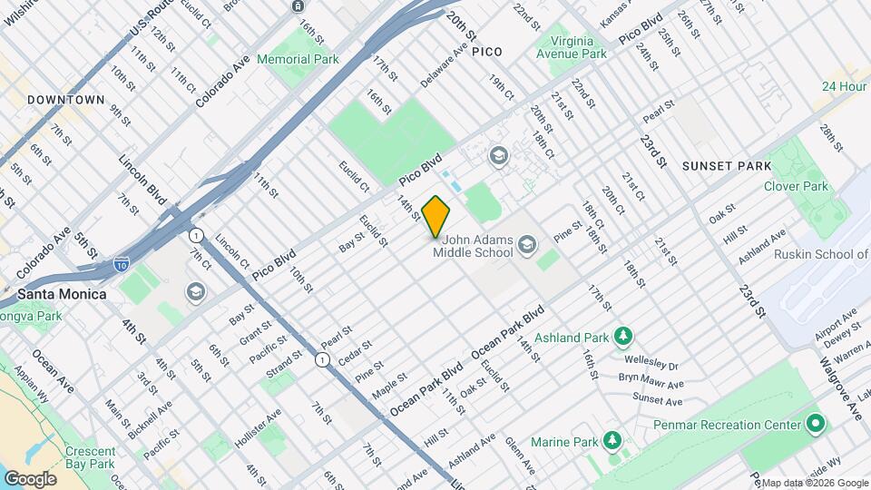 1352 Pacific St Mapa y Detalles de la Ubicación