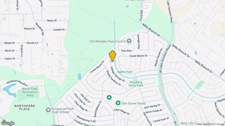 5410 Village Springs Dr Map and Location Details