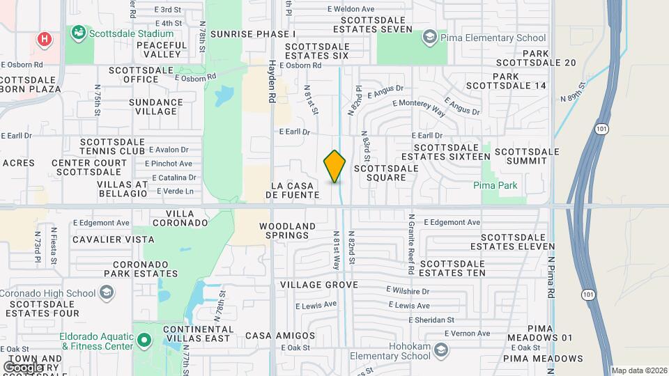 2923 N 81st Pl, Unit SI ID1558604P Map and Location Details