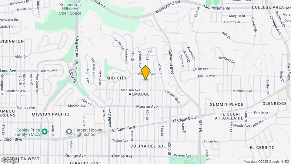 4656 50th St Mapa y Detalles de la Ubicación