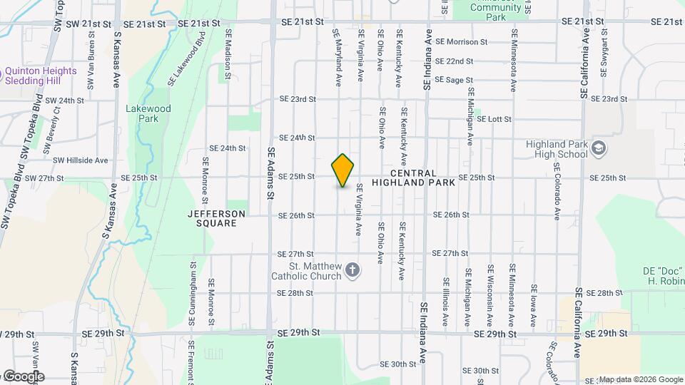 2516 SE Maryland Ave Mapa y Detalles de la Ubicación