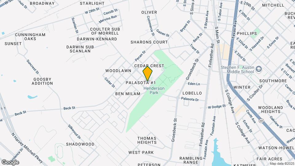 1105 Palasota Dr Map and Location Details