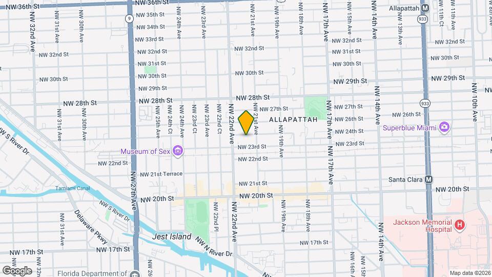 2140 NW 24th St Map and Location Details