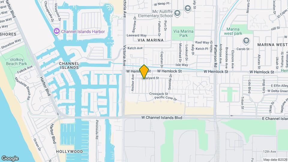 2631 Spinnaker Ave Map and Location Details