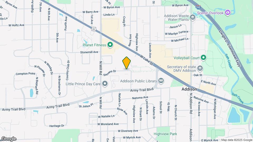 419 Stevens Dr Map and Location Details