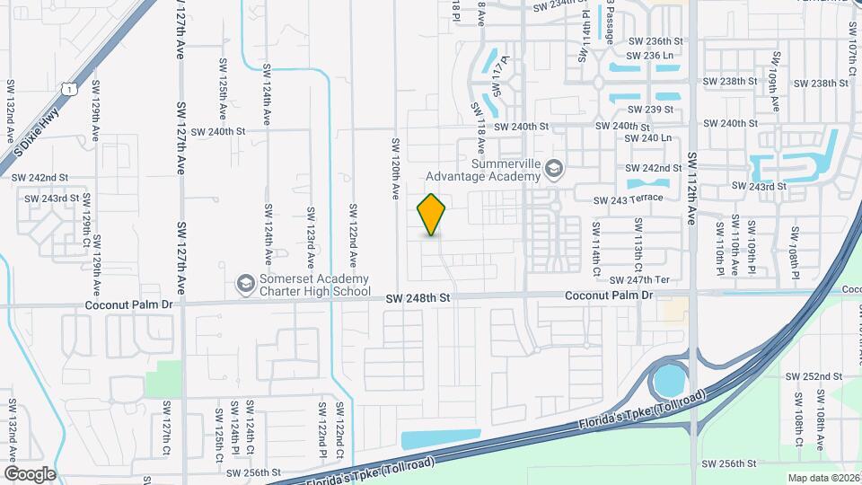 11918 SW 245 Ter Map and Location Details