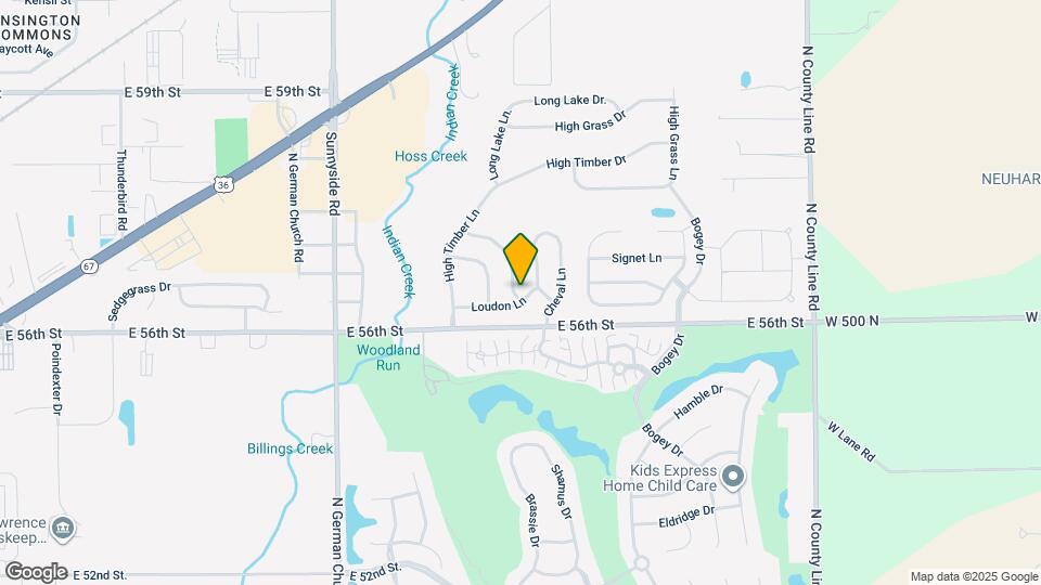 11408 Loudon Ln Map and Location Details