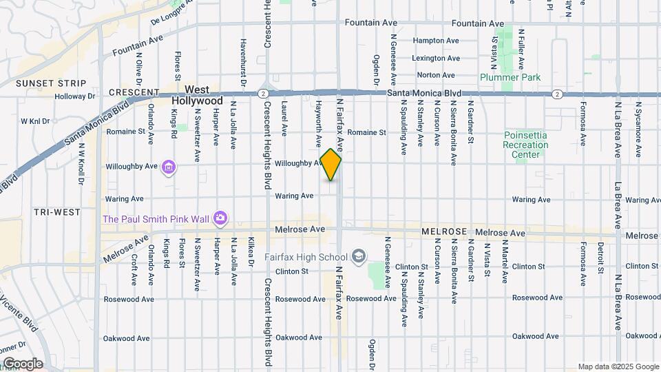 801 North Map and Location Details