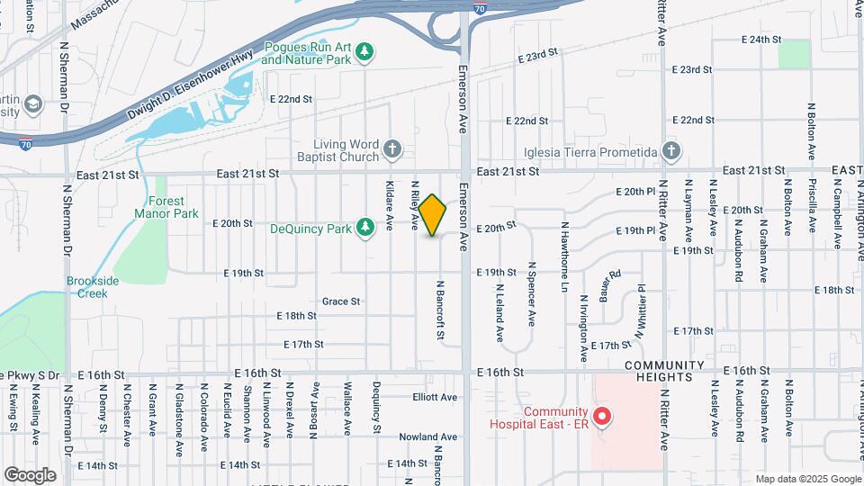 1938 N Bancroft St Map and Location Details