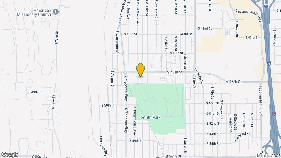 4717 S Puget Sound Ave Mapa y Detalles de la Ubicación