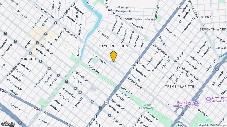 2911-2911 Orleans Ave Map and Location Details