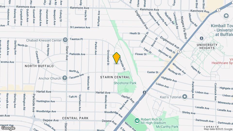 125 Shoshone St, Unit 125 Map and Location Details