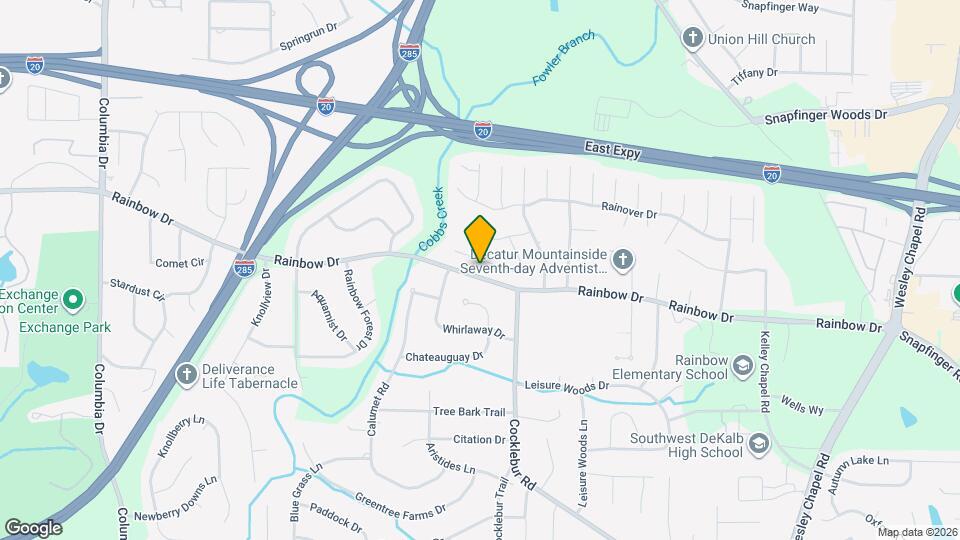 3821 Leprechaun Ct Map and Location Details