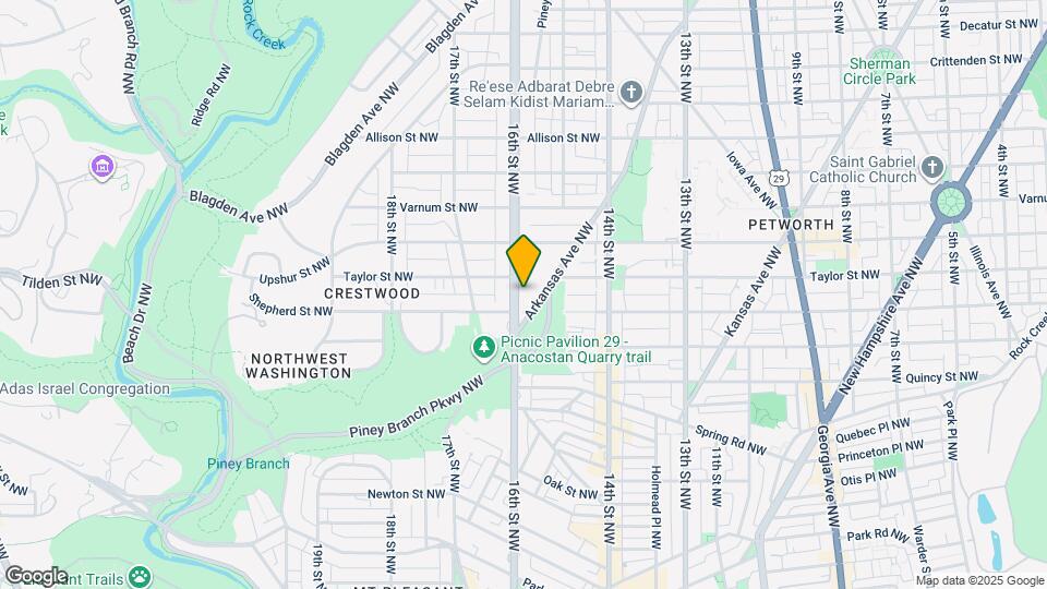 4017 16th St NW Map and Location Details