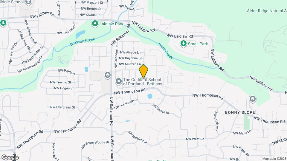 12540 NW Brimpton Ct Mapa y Detalles de la Ubicación