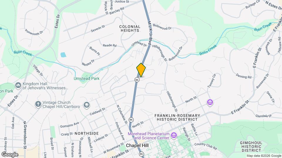 702 MLK Jr Blvd #C-3 C Map and Location Details