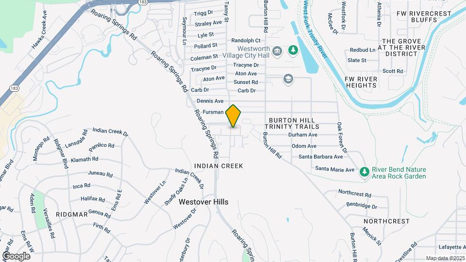 1095 Roaring Springs Rd Map and Location Details