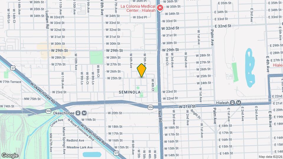 2487 W 5th Ct Map and Location Details
