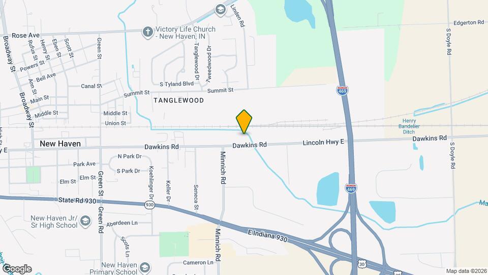 10929 Lincoln Hwy E Map and Location Details