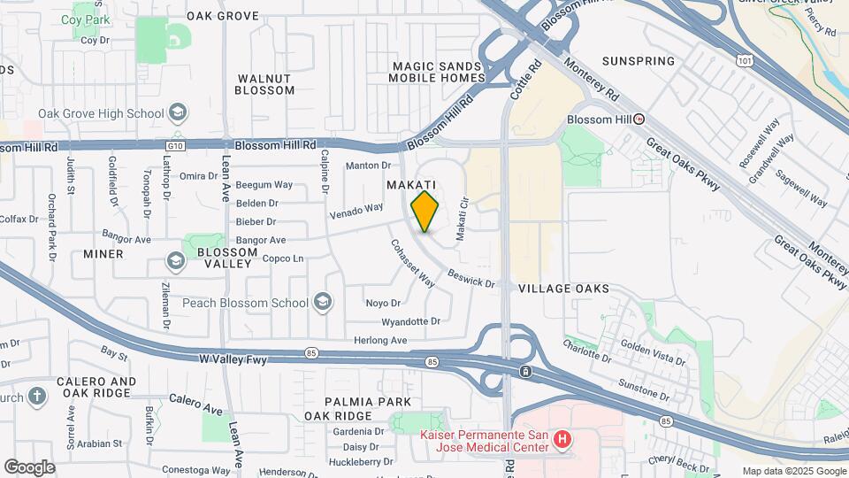 5587 Makati Cir Map and Location Details