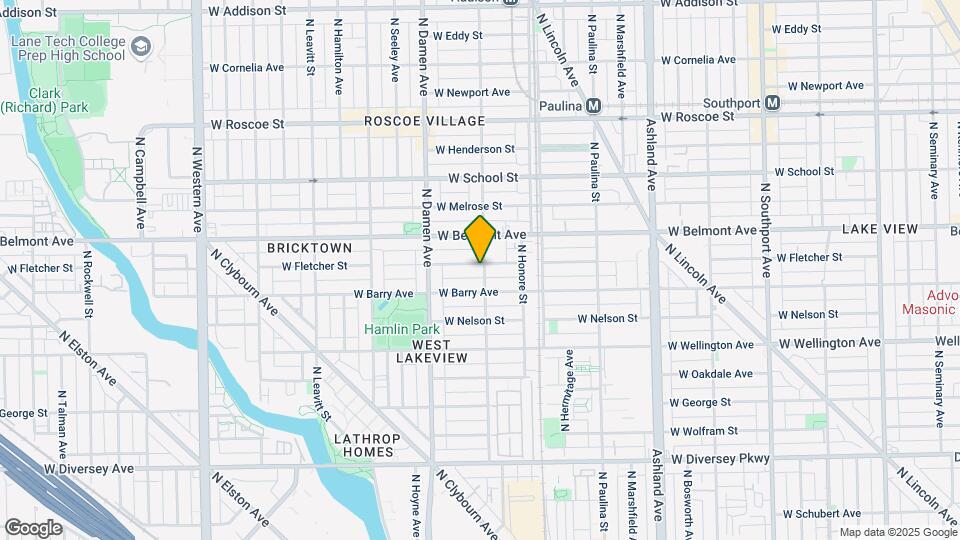1901 W Fletcher St Map and Location Details