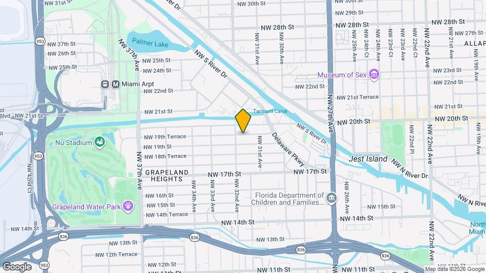 3180 NW 19th Terrace Mapa y Detalles de la Ubicación