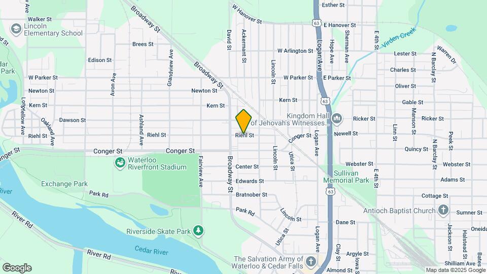 437 Riehl St Map and Location Details