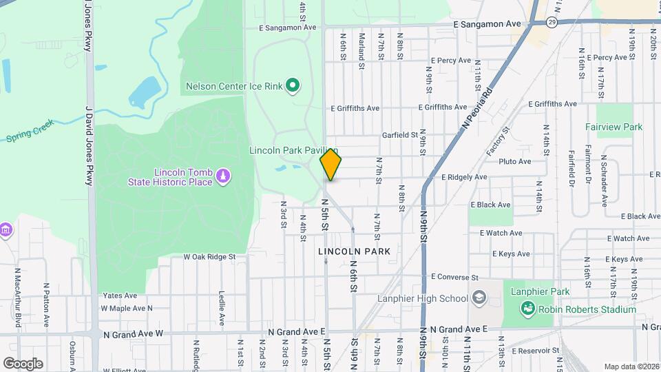 1624 N 5th St Map and Location Details