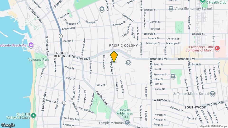 1102 Opal St Mapa y Detalles de la Ubicación