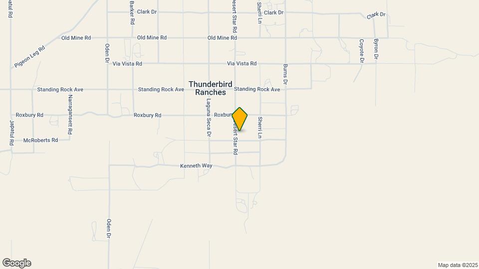 14725 Desert Star Rd Map and Location Details