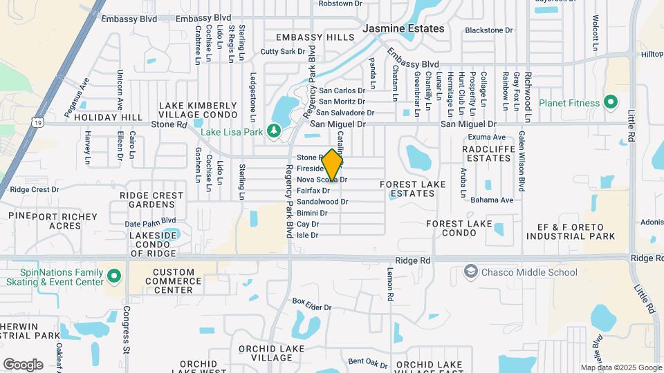 7241 Fairfax Dr Map and Location Details