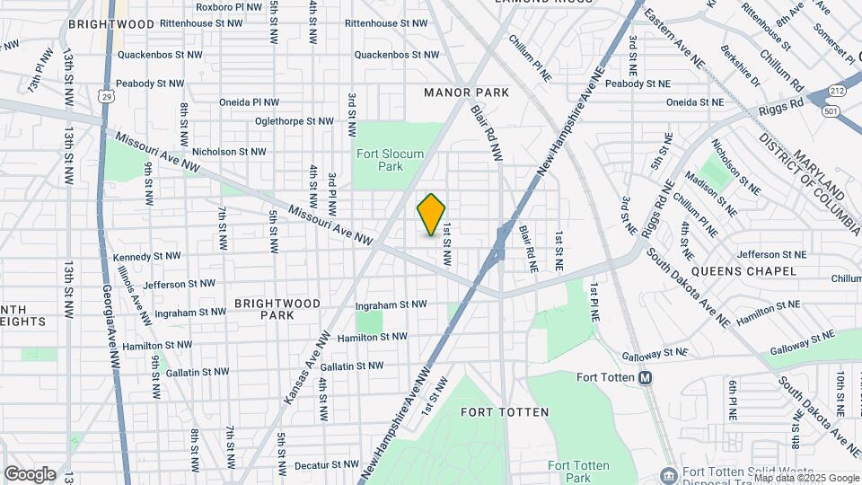 119 Kennedy St NW Mapa y Detalles de la Ubicación
