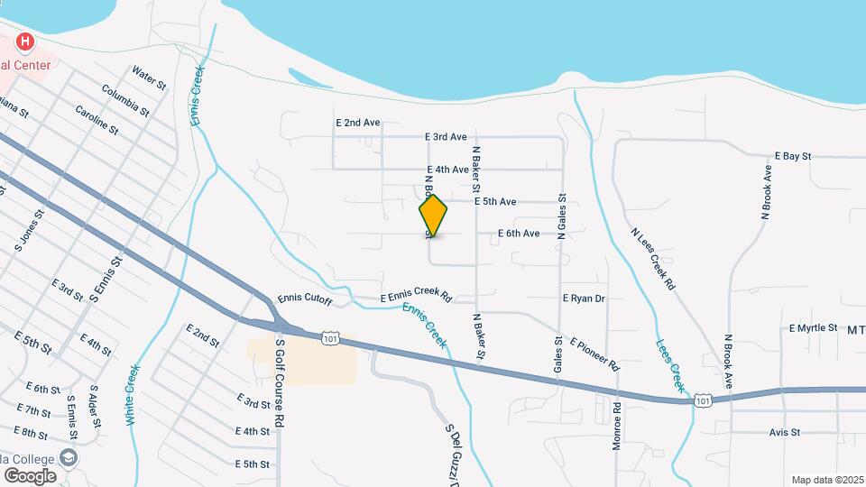 2206 E 6th Ave Map and Location Details