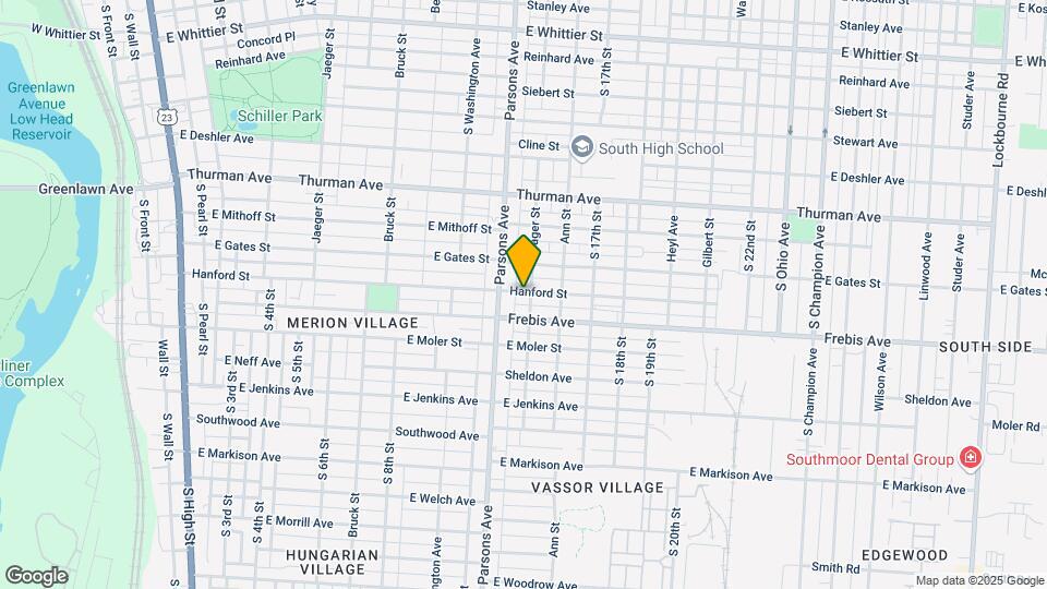 477 Hanford St Map and Location Details